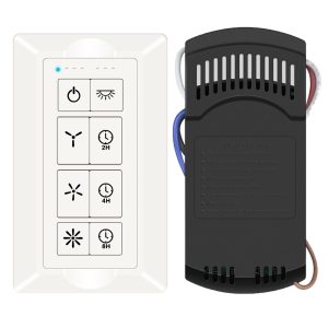 Smart Ceiling Fan Remote for AC Fan (White)