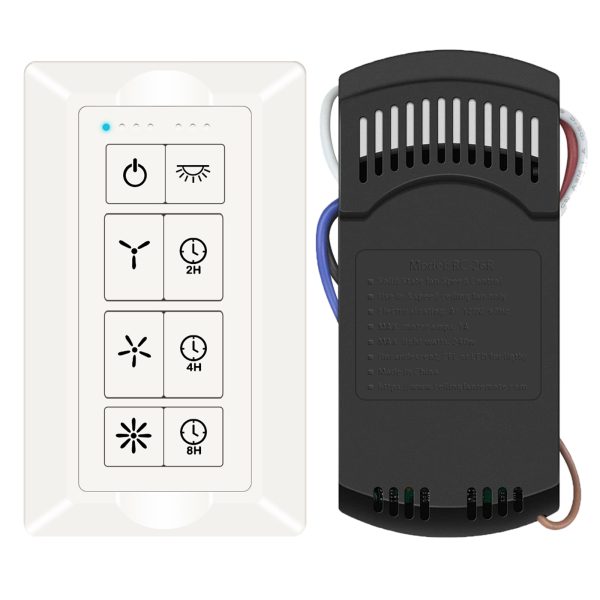 Smart Ceiling Fan Remote for AC Fan (White)