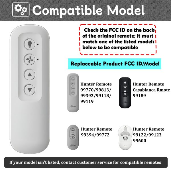 Ceiling Fan Remote for 99770 - Image 3