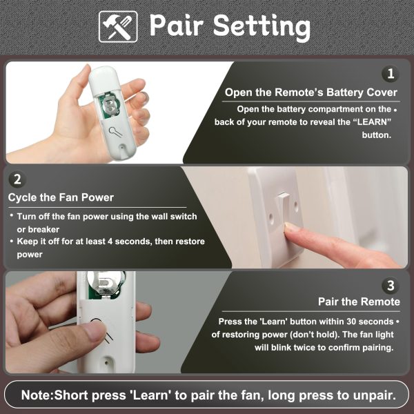 Ceiling Fan Remote for 99770 - Image 5