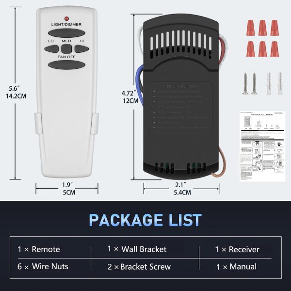 Ceiling Fan Remote Kit for HD5 - Image 7