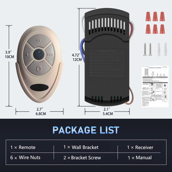 Ceiling Fan Remote Kit for FAN-35T - Image 8