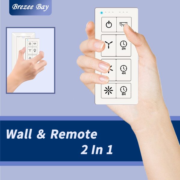 Smart Ceiling Fan Remote for AC Fan (White) - Image 8
