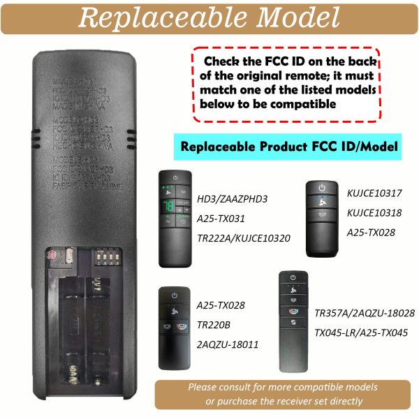 Ceiling Fan Remote for HD3 - Image 6