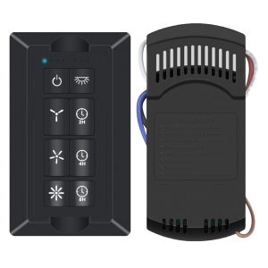 Smart Ceiling Fan Remote Kit for AC Fan (Black)